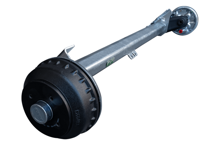 AL-KO COMPACT άξονας φρένων για ρυμουλκούμενο / ρυμουλκούμενο 1350kg 1200mm 1650mm 4x100