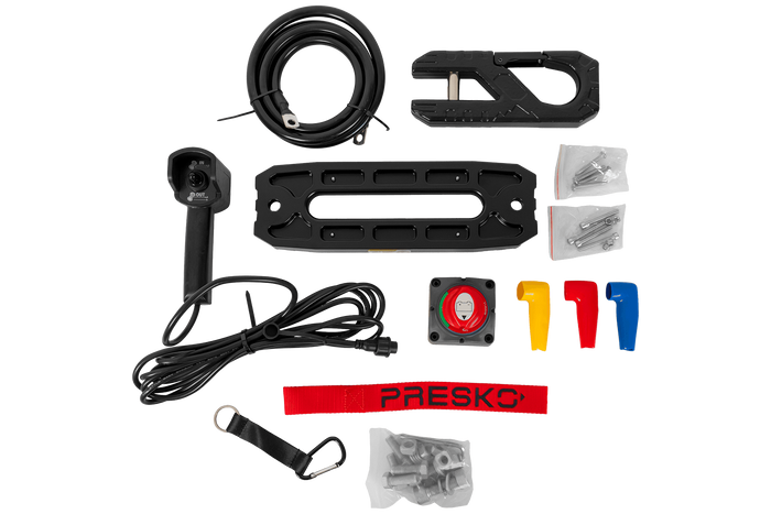Ηλεκτρικό βαρούλκο για ρυμουλκούμενο PRESKO RAPTOR 13.5FS 12V 6130kg με σχοινί 24m