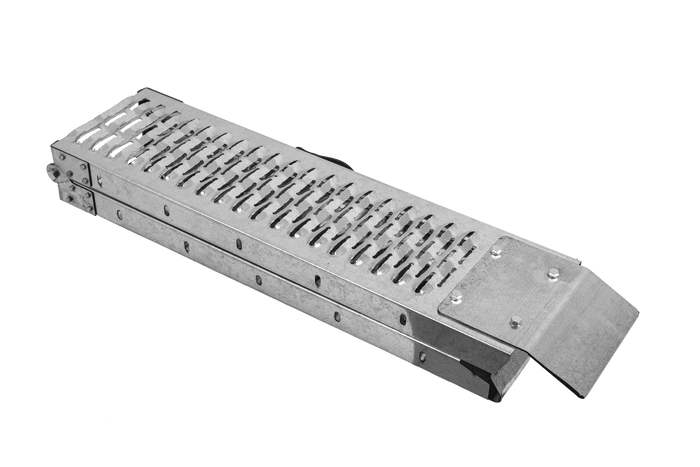 UNITRAILER ALR004 πτυσσόμενη ράμπα χάλυβα drive-on για ρυμουλκούμενο 170cm 227kg