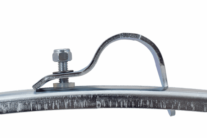 Βάση στήριξης φτερό θόλου τροχού DOMAR, ρυθμιζόμενο, γαλβανισμένο