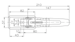 Πλευρικός γάντζος ρυμούλκησης UNITRAILER ZB-01/BV 10-1