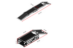 UNITRAILER ALR005 πτυσσόμενη ράμπα χάλυβα drive-on ράμπα για ρυμουλκούμενο 200cm 250kg