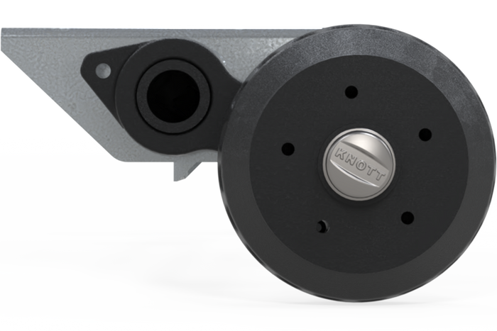 KNOTT VGB15M/MV άξονας φρένων για ρυμουλκούμενο / ρυμουλκούμενο 1500kg 1300mm 1770mm 5x112