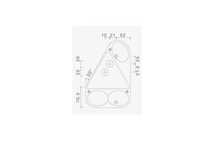 Κάλυμμα πίσω φαναριού ASPÖCK 18-8448-107 EARPOINT III δεξιά