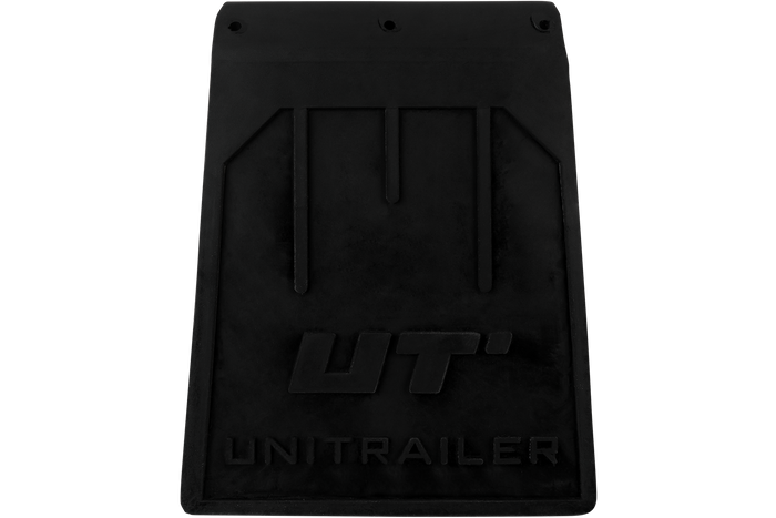 Σετ UNITRAILER λαστιχένια πτερύγια λάσπης, λυγισμένα καλύμματα φτερών 185/233 mm