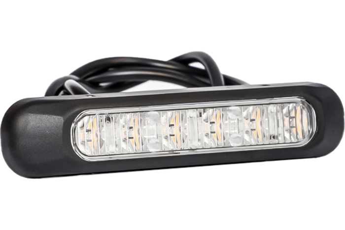 FRISTOM FT-200 LED προειδοποιητική λυχνία φλας, κίτρινη, δίοδοι OSRAM