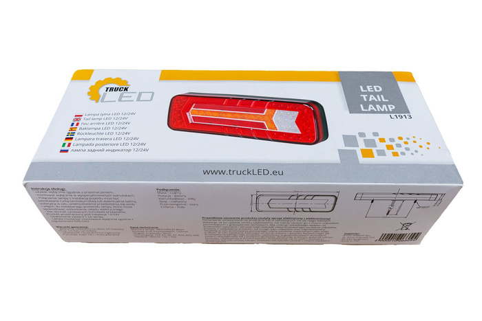 Πίσω φωτιστικό LED TruckLED L1913, 6 λειτουργιών, γενικής χρήσης