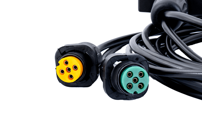 Πίσω φώτα ASPÖCK MULTIPOINT V + καλωδίωση MANTES 4m 7PIN