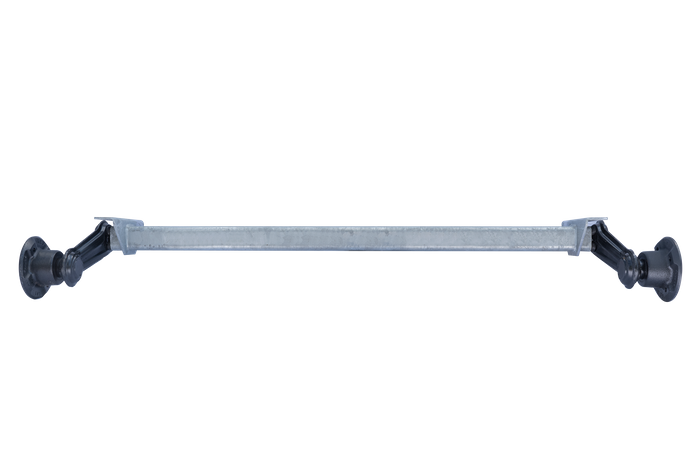 KNOTT VG7-L άξονας χωρίς φρένο για ρυμουλκούμενο 750kg 1125mm 1615mm 4x100