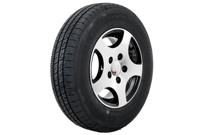Ενισχυμένος τροχός για τρέιλερ KENDA TIRE 165/80 R13C 96/94N ALU RIM STARCO γυαλισμένο 5Jx13"H2 5x112 ET:30
