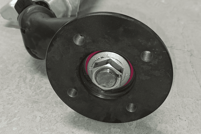 Άξονας OUTLET AL-KO OPTIMA χωρίς φρένα για ρυμουλκούμενο 750kg 1200mm 1700mm 4x100