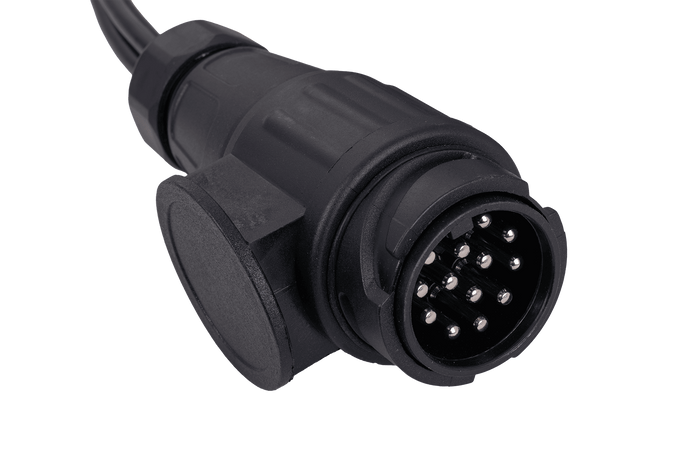 MANTES ηλεκτρική εγκατάσταση ρυμουλκούμενο ιμάντα 7 m 13 βύσμα PIN 6.3 βύσματα