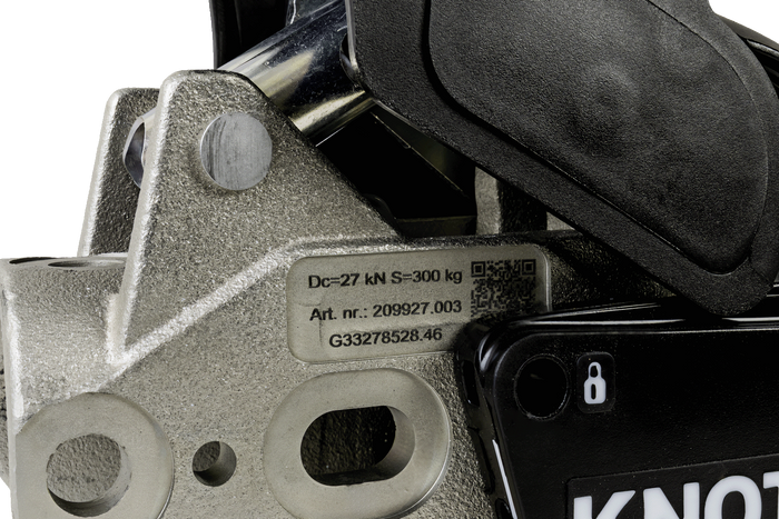 KNOTT KS30 κοτσαδόρος με μπάλα με σταθεροποιητή για ρυμουλκούμενο 3000 κιλών με σωληνοειδές ράβδο έλξης 50 mm