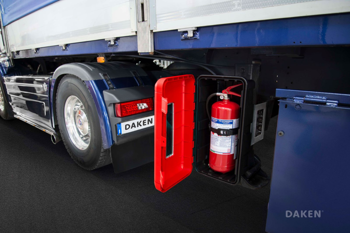 Κουτί πυροσβεστήρα 6/9kg DAKEN 82130 REGON 715x335x240mm κόκκινο