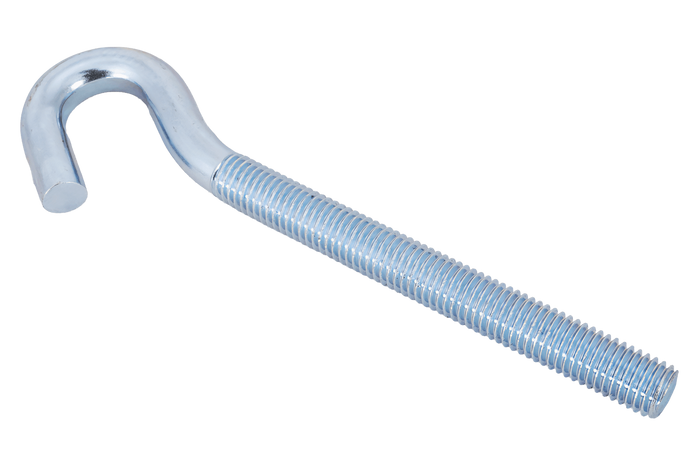 Γάντζος κατασκευής DROMET HZ M12x165 με ανοιχτό άκρο (λυγισμένο)