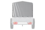 Κάλυμμα πλαισίου h-800 UNITRAILER μουσαμάς για τρέιλερ 200x106cm GARDEN 200 KIPP