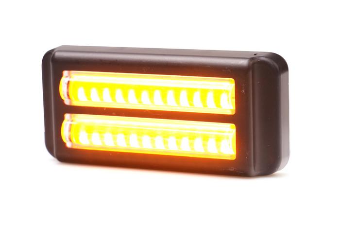 Προειδοποιητική λυχνία WAŚ 2469 W284 LED που αναβοσβήνει πορτοκαλί ΚΥΡΙΑ/ΕΞΑΡΤΗΜΕΝΗ