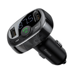Πομπός bluetooth 4.2 MP3 τύπου FM BASEUS T + 2x USB 3.4A φορτιστής αυτοκινήτου