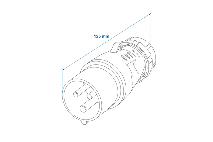Βύσμα CEE 16A 230V ProPlus 373500 αρσενικό για κάμπινγκ
