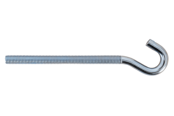 Γάντζος κατασκευής DROMET HZ M8x140 με ανοιχτό άκρο (λυγισμένο)