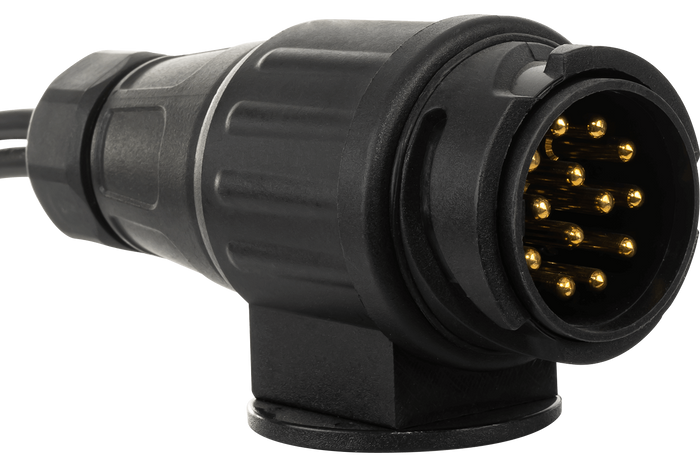 Πίσω φώτα LED FRISTOM FT-270 + πλεξούδα MANTES 7m 13 PIN