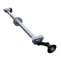 KNOTT VG7-L χωρίς φρένο άξονα για ρυμουλκούμενο 750kg 1607mm 2027mm 4x100