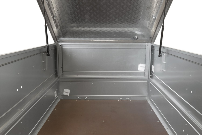 UNITRAILER GARDEN TRAILER 200 KIPP κάλυμμα τρέιλερ με κυλίνδρους / κλειδαριά με κλειδί