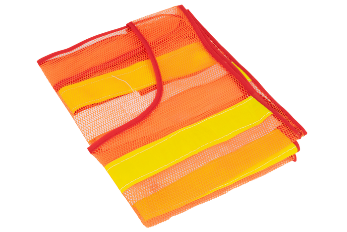 HERMON XXL πορτοκαλί ανακλαστικό γιλέκο με πλαϊνό Velcro