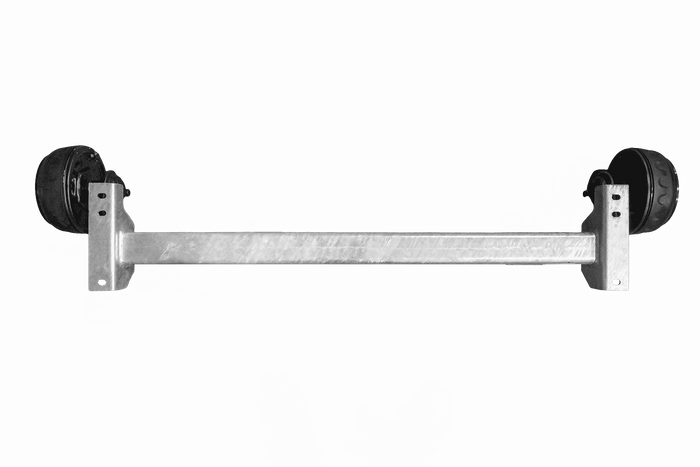 Άξονας φρένων KNOTT VGB13M για ρυμουλκούμενο/φορτηγό αυτοκινήτου 1350kg 1200mm 1550mm 5x112