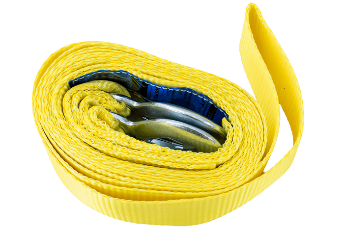 Σχοινί ρυμούλκησης με γάντζους Ιμάντας ρυμούλκησης UNITRAILER 4,5m/50mm/3t κίτρινο