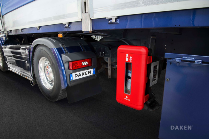 Κουτί πυροσβεστήρα 6/9kg DAKEN 82130 REGON 715x335x240mm κόκκινο