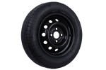 OUTLET Τροχός τρέιλερ ΕΛΑΣΤΙΚΟ LINGLONG 155/70 R13 75N RIM UNITRAILER μαύρο 4Jx13" 4x100 ET:30