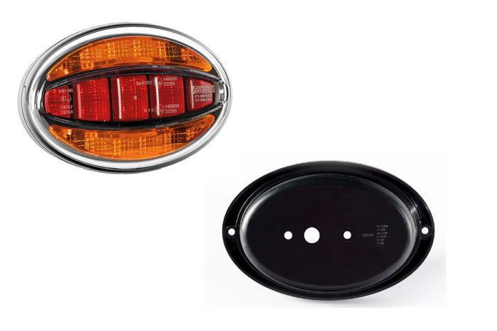 Πίσω φως γενικής χρήσης LED FRISTOM FT-355 με χωνευτό περίβλημα