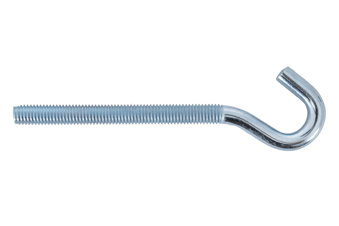 Γάντζος κατασκευής DROMET HZ M8x120 με ανοιχτό άκρο (λυγισμένο)