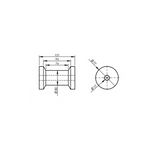 Ρυμουλκούμενο σκάφος KNOTT 121mm με κύλινδρο βάσης