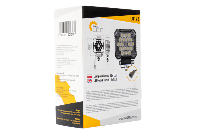 Φως εργασίας LED TruckLED L0173 18xLED 2800lm DT σύνδεσμος