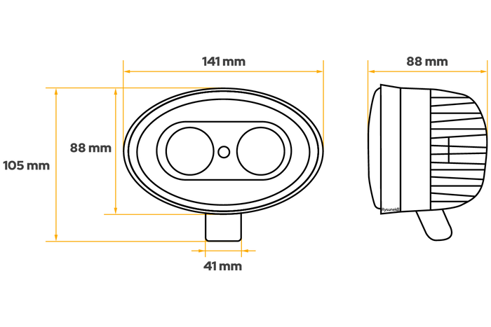 Λάμπα δέσμης ψεκαστήρα TT Technology TT.13111B 2xLED 1200lm