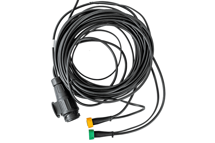 Ηλεκτρική εγκατάσταση MANTES, ζώνη ρυμουλκούμενου ρυμουλκούμενου, 7 m, βύσμα 13 PIN, ξιφολόγχες 2x 5 PIN