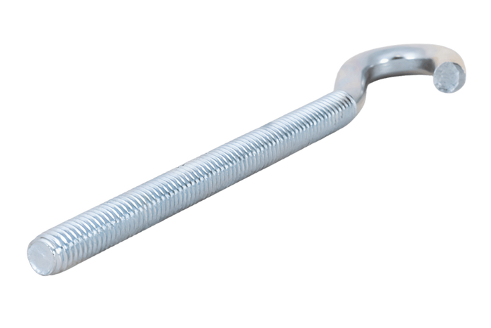 Γάντζος κατασκευής DROMET HZ M6x100 με ανοιχτό άκρο (λυγισμένο)