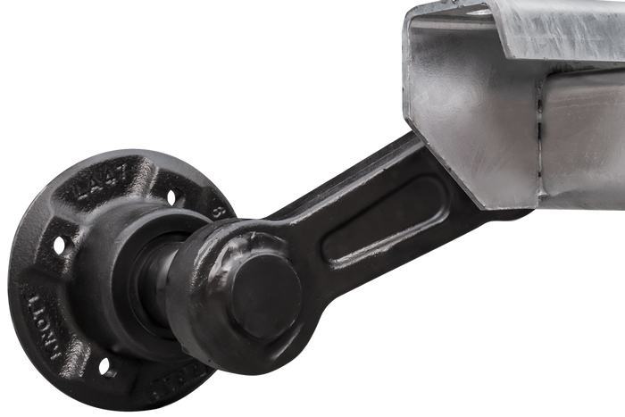 KNOTT VG7-L άξονας χωρίς φρένο για ρυμουλκούμενο 750kg 1380mm 1880mm 4x100