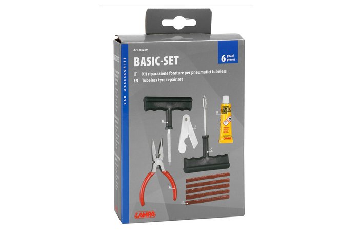Κιτ επισκευής ελαστικών χωρίς αεροθάλαμο LAMPA Basic-set