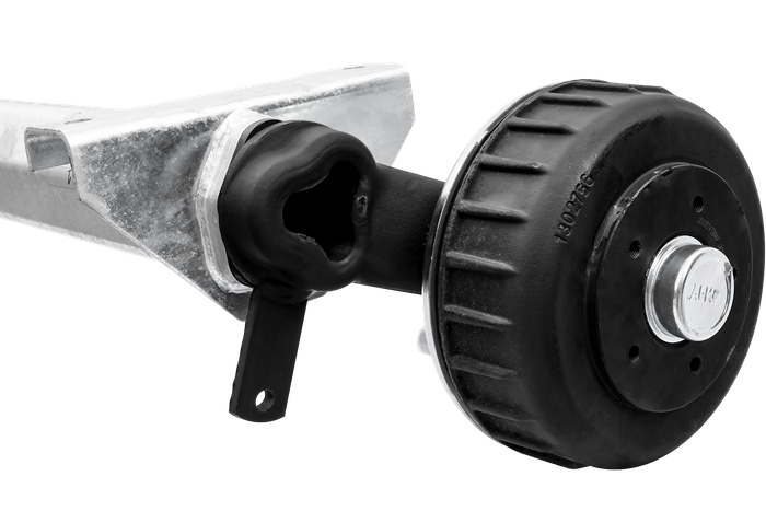 AL-KO COMPACT άξονας φρένων για ρυμουλκούμενο / ρυμουλκούμενο 1350kg 1800mm 2250mm 5x112