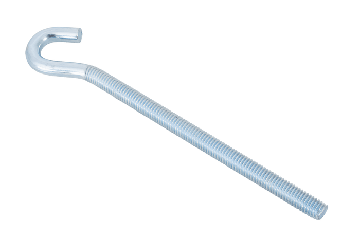 Γάντζος κατασκευής DROMET HZ M6x120 με ανοιχτό άκρο (λυγισμένο)