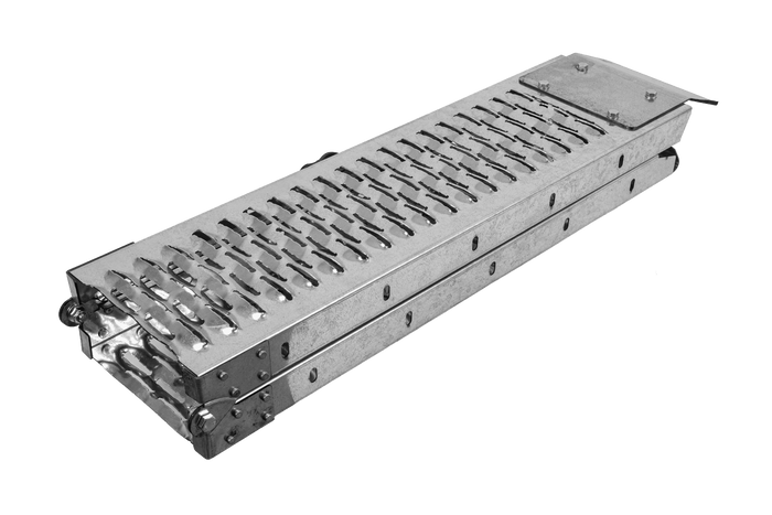 UNITRAILER ALR004 πτυσσόμενη ράμπα χάλυβα drive-on για ρυμουλκούμενο 170cm 227kg