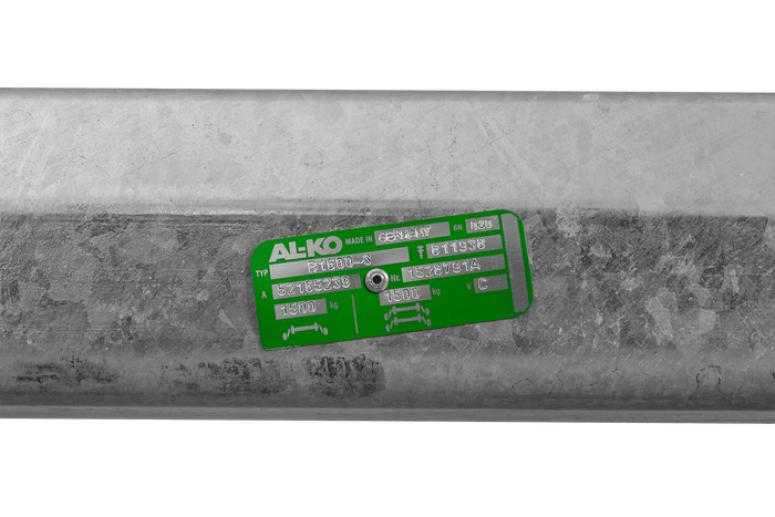 AL-KO COMPACT άξονας φρένων για ρυμουλκούμενο / ρυμουλκούμενο 1500kg 1510mm 1880mm 5x112