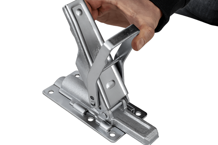 Πλαϊνός κοτσαδόρος με κούμπωμα WINTERHOFF BV 90-1 + BVG 90-A πλήρες πλευρικό κλείσιμο ρυμουλκούμενου