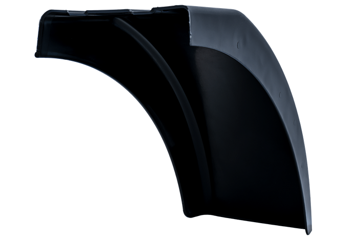 Μισό φτερό για ρυμουλκούμενο DOMAR DR1012201 θόλος τροχού 384/200mm δεξιά