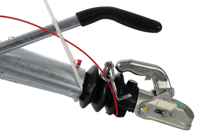 Συσκευή υπέρβασης KNOTT KF27B με κοτσαδόρο K27A για ρυμουλκούμενο 2700 κιλών με ράβδο έλξης τύπου V