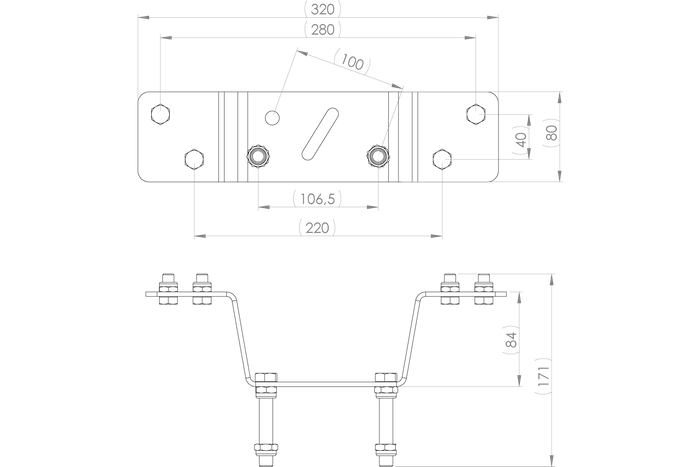Universal φορέας εφεδρικού τροχού