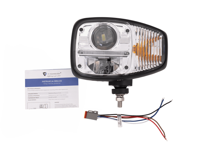 TT Technology TT.16611-L μπροστινό φως LED 3 λειτουργίες 23xLED 2350lm αριστερά για JCB/Cat/Manitou/Volvo/Terex